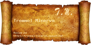 Tremmel Minerva névjegykártya